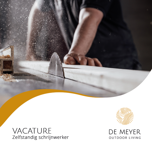 De Meyer vacature schrijnwerker